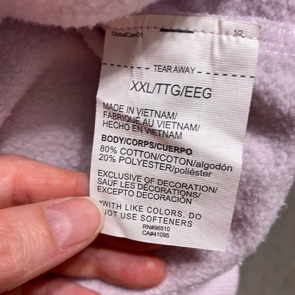 Under Armour Lavender Cowl Neck Hoodie XXL - Picture 5 of 9